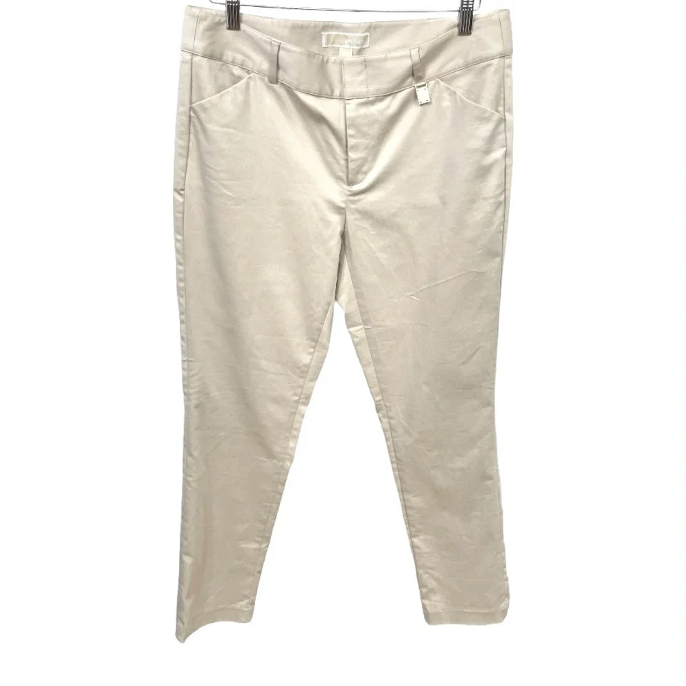 Michael Kors lightweight Khaki flat front pants size 10